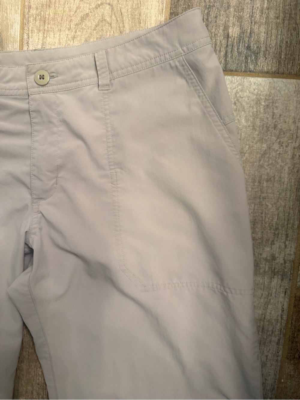 Patagonia Pants Womens 12 Grey Inter-Continental Outdoor Hiking Casual Preppy - Picture 4 of 12